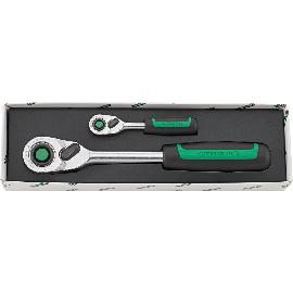 Quick-Release-Feinzahnknarren-Set 1/4" + 1/2", 2-teilig Produktbild